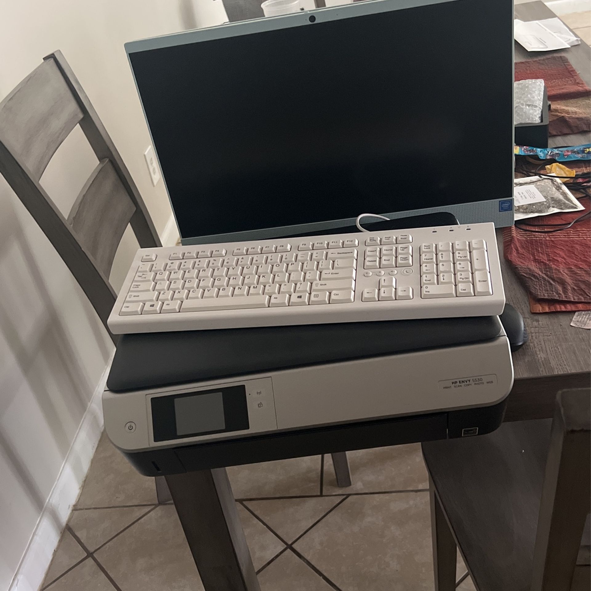 Computer And Printer