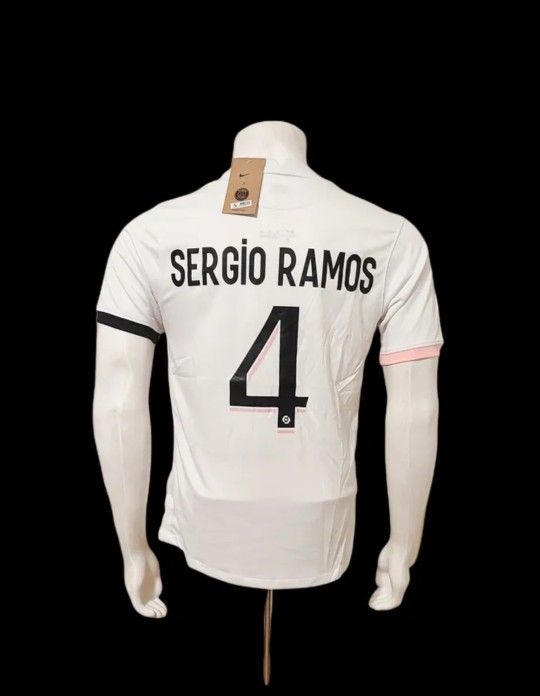 SERGIO RAMOS PARIS SAINT-GERMAIN PSG AWAY FAN JERSEY
