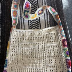 Crochet Cross Body Bag