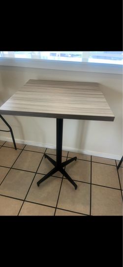 Wooden dinner high table