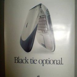 Apple Graphite 1999 iBook “Black Tie Optional” Poster