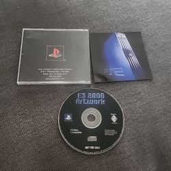 E3 2000 Artwork Electronic Gaming Expo PS2 Playstation 2 Disc Not For Resale 