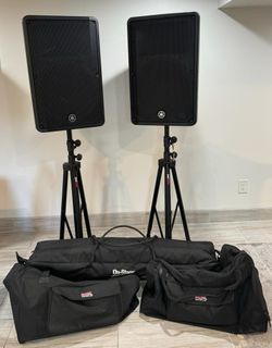 15” Yamaha DBR15 powered speakers