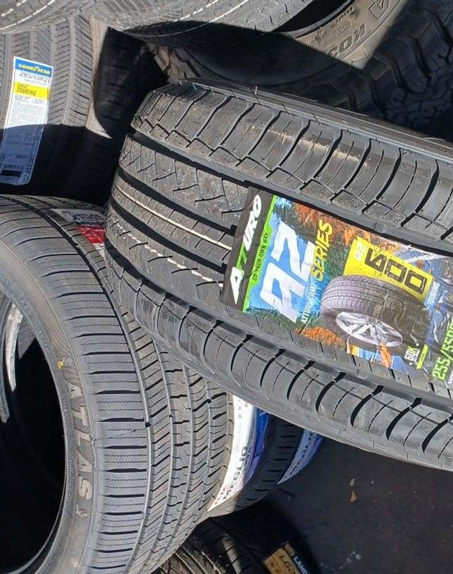 4 New Tires 255/55/20 Atturo Tires