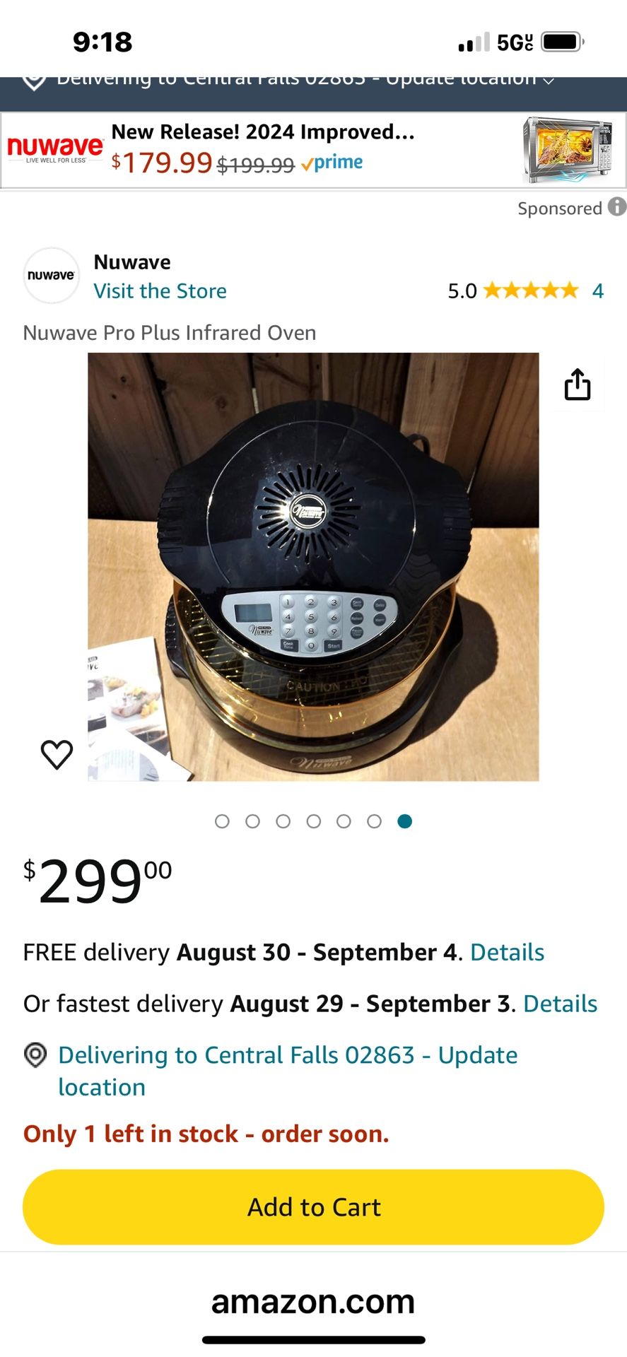 SAVE $230π₯. XMAS SALE ONLY $75ππ. NEW 8QT AIR FRYER & INFRARED OVEN IN ONE. π₯π₯. FREE CARRYING CASE. AMAZON PRICE $299.99!! SALE $75 π₯π₯