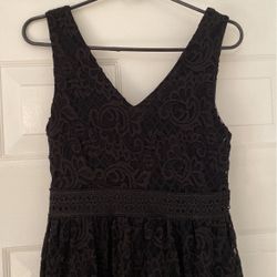 Alter’d State Beautiful Black Zipper Back Dress