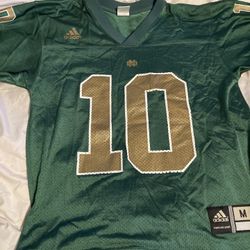 Kids Norte  Dame  Football  Jersey ( Size 10-12)