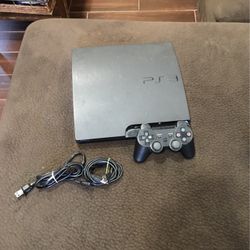 PS3 Console With Controller
