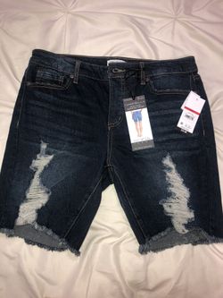 Mid Rise Bermuda Shorts