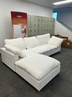 NEW White Cloud Sectional Couch