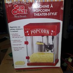 West blend Stir Crazy Theatre Style Popcorn Machine