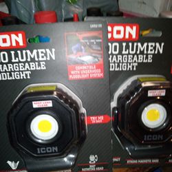 ICON 2100 LUMEN RECHARGEABLE FLOOD LIGHT 2 FOR $50