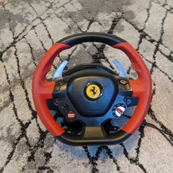 Ferrari Thrustmaster Xbox One/Series X Wheel And Pedal Setup 