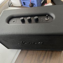 Marshall Stanmore Pitch Black Bluetooth Speaker Very Unique 