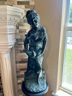 Decorative Statue on Pedestal