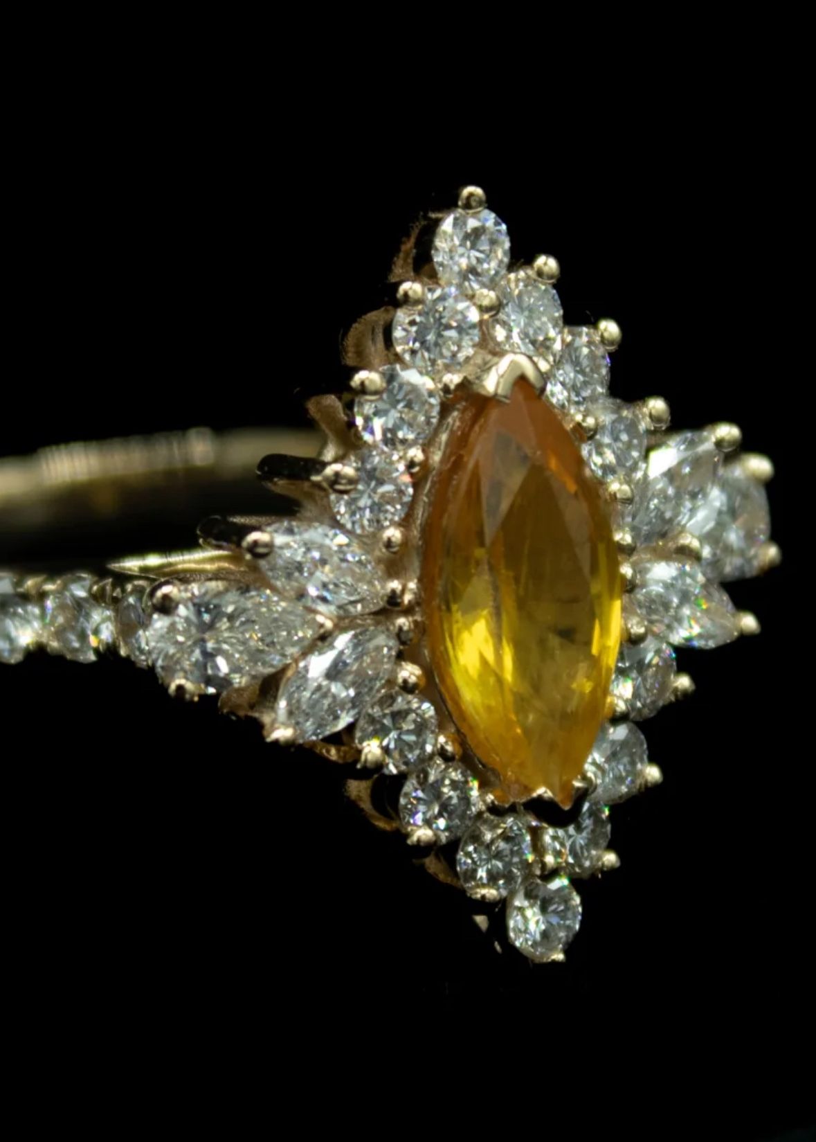 Lab Grown Diamond Natrual Sapphire Anniversary Wedding Ring