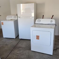 Amana Gas Washer And Dryer, And Frigidaire Refrigerator FOR SALE.
