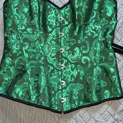 green corset 