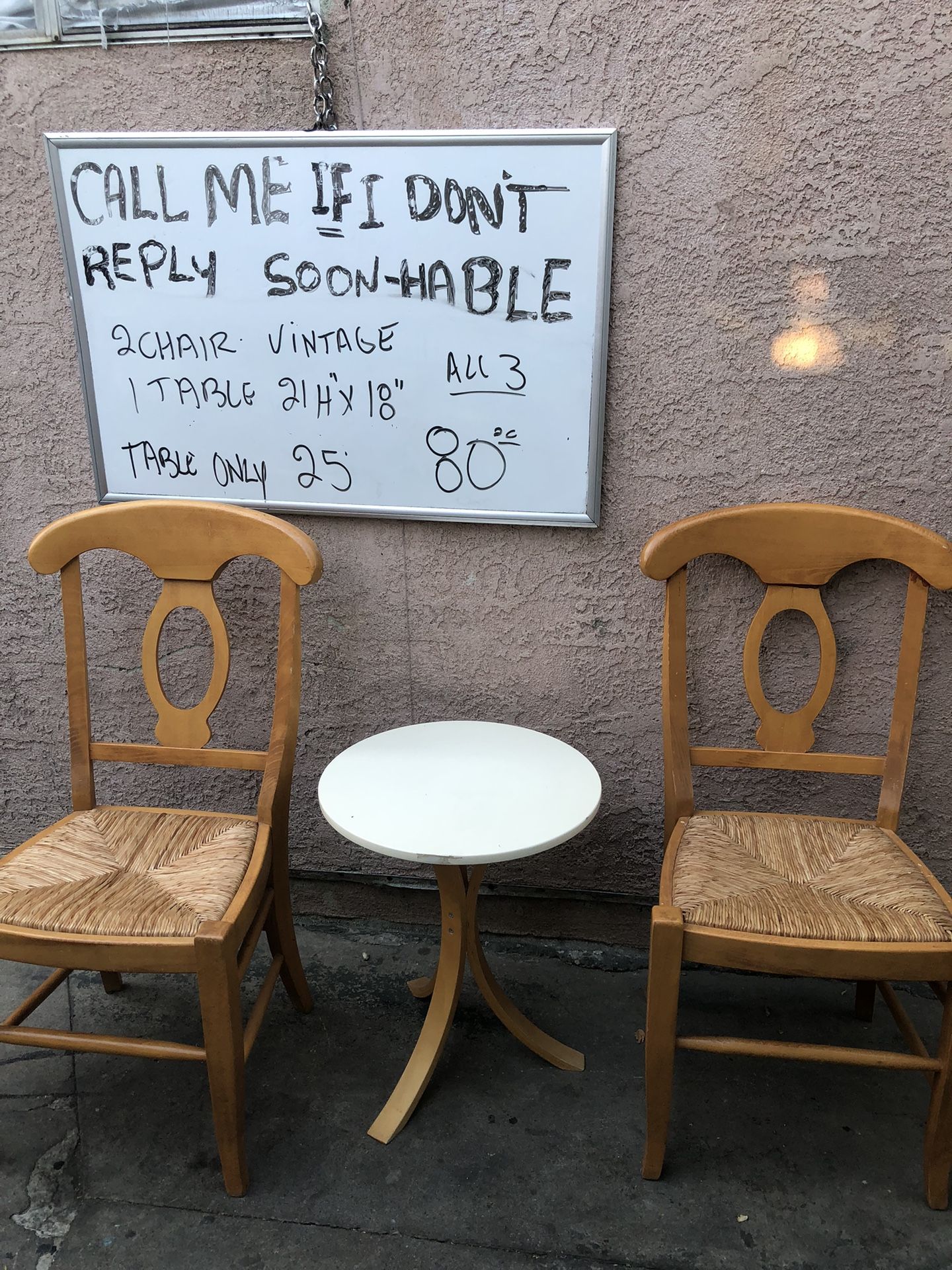 Chairs And Table