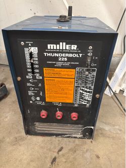 Miller Thunderbolt 225 arc welder and 14” metal cutoff saw
