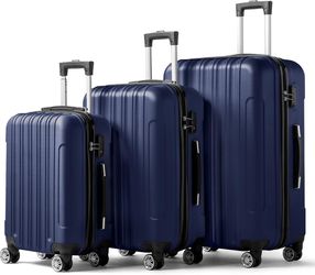 Brand new blue luggage 3 set