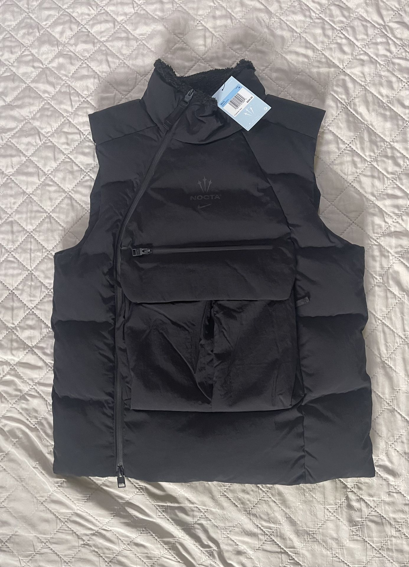 Brand New Nike x NOCTA Drake Puffer Tactical Vest Black Men’s Size Medium