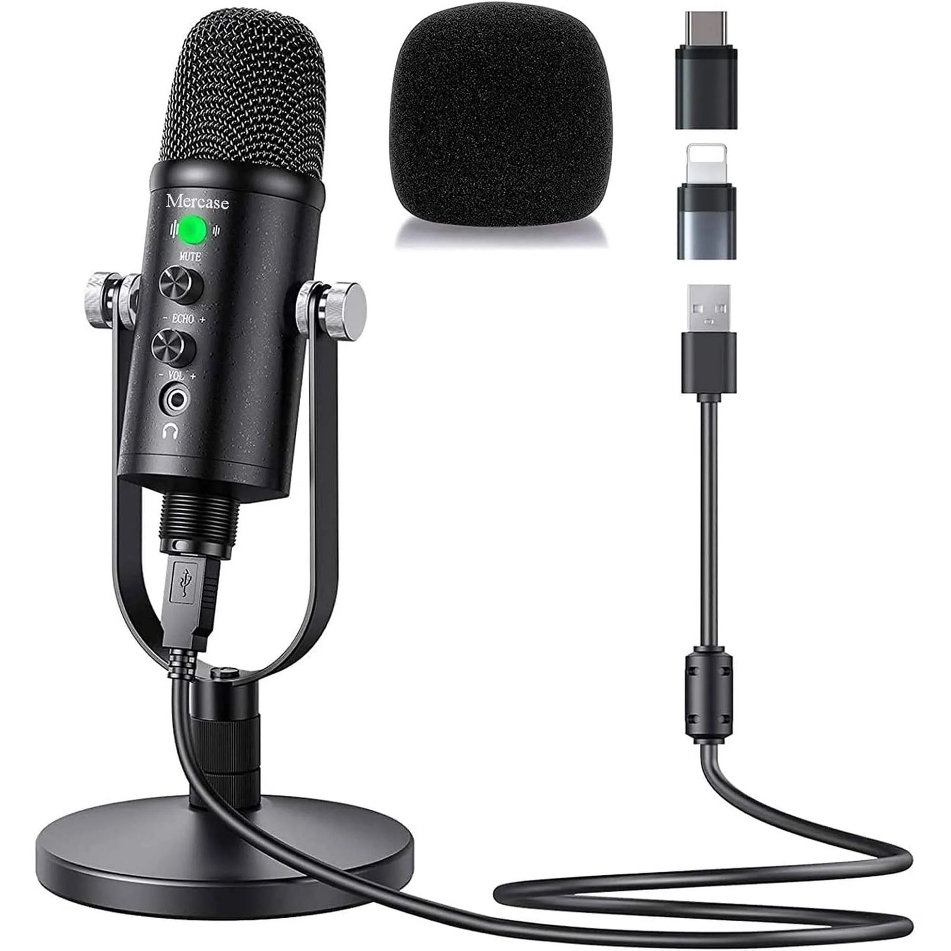 Professional Condenser USB microphone(Manufacturing/Testing/Design) Noise Cancellation & Reverb 