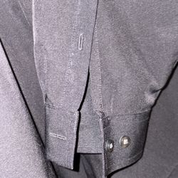 Men’s black stand collar with suit Black Collar