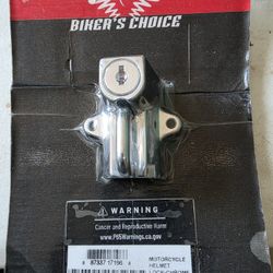 Motorcycle Helmet Lock-Chrome