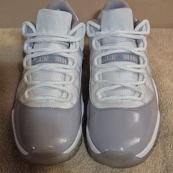 Jordan 11 Retro Low "Cement Grey" - Mn(Sz 9.5)