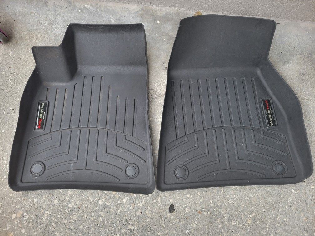 Tesla Model S WeatherTech Mats-Front Only