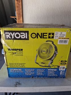 Ryobi 18v whisper 12" Hybrid misting air cannon tool only