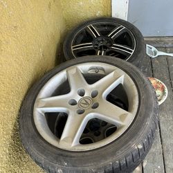 Acura Tires And Black Rims 