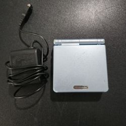 Nintendo Game Boy Advance SP Pearl Blue AGS 101 Brighter Screen