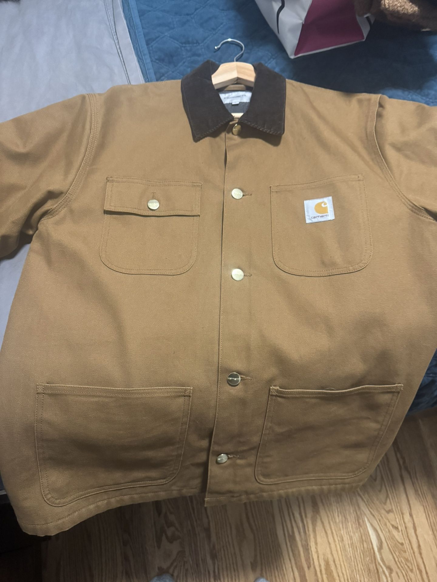 Carhartt WIP Michigan Chore Coat (Winter) _ Hamilton Brown/Tobacco Rigid_Size L