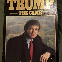 vintage trump the game 1989 Milton bradley 