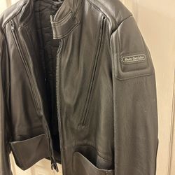 Hein Hericke Leather Motorcycle Jacket size 42