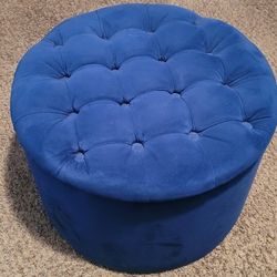 Royal Blue Ottoman 