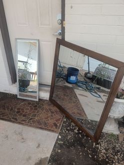 Wooden mirrors-both