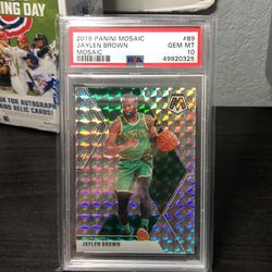2019 Panini Mosaic Jaylen Brown Mosaic Psa10