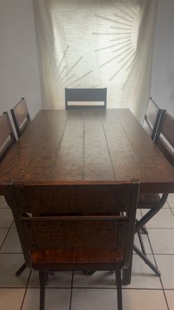 Ashley Kavara Dinning Room Table with 6 chairs