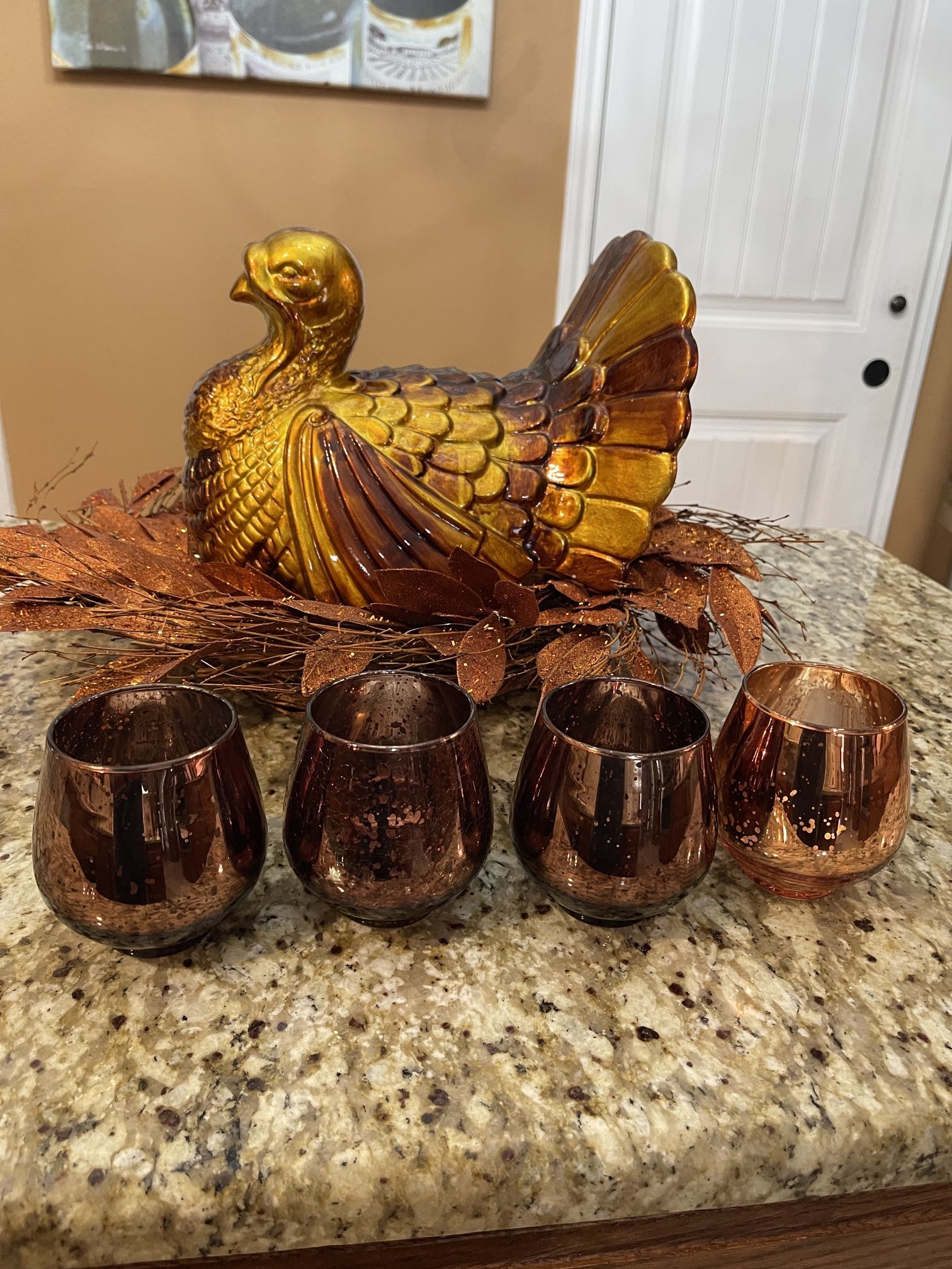 Candle Votives Bronze mercury votives all for $10 or $3 each