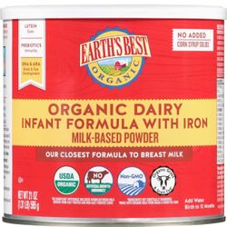 Unopened Cans Of Earths Beat Infant Formula