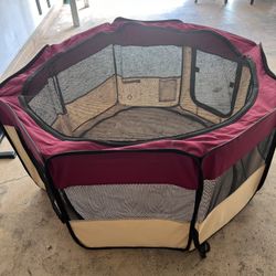 48" Pet Puppy Dog Playpen Exercise Pen Kennel