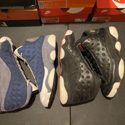 Jordan Flint 13s size 12 Jordan Playoff 13s size 12 Both USED and Need Some Work