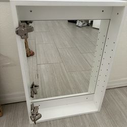 Mirrored Medicine Cabinet With Glass Shelves