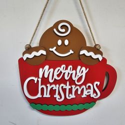 Christmas Door Hanger Sign 