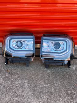 2016 - 2018 GMC Sierra Headlights LED NEW