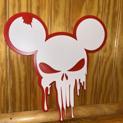 Mickey Mouse Punisher Walls Art 