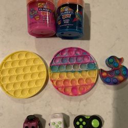 Pop Its, Fidgets, Slime